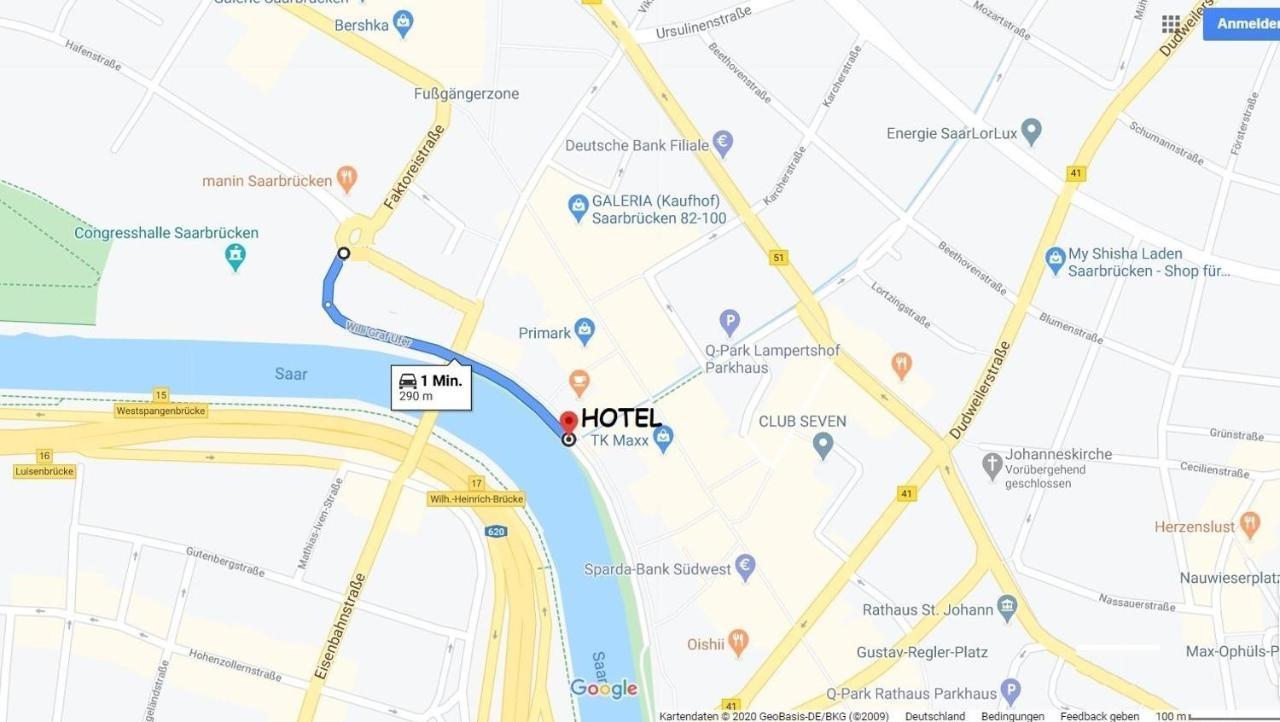 Hotel Stadt Hamburg Am Fluss Saarbruecken